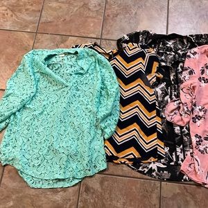 4 blouses on sale for 20